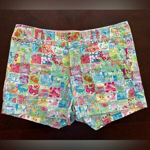 Lilly Pulitzer shorts - State of Mind patchwork
